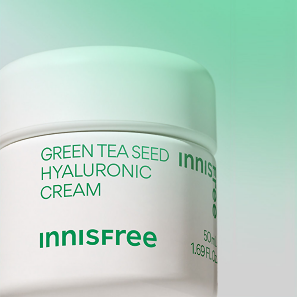 Innisfree The Green Tea Seed Cream With Hyaluronic Acid | Grocsy