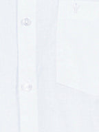 Ramraj Cotton Mens Half Sleeve Formal 100 % Cotton White Shirt | Grocsy