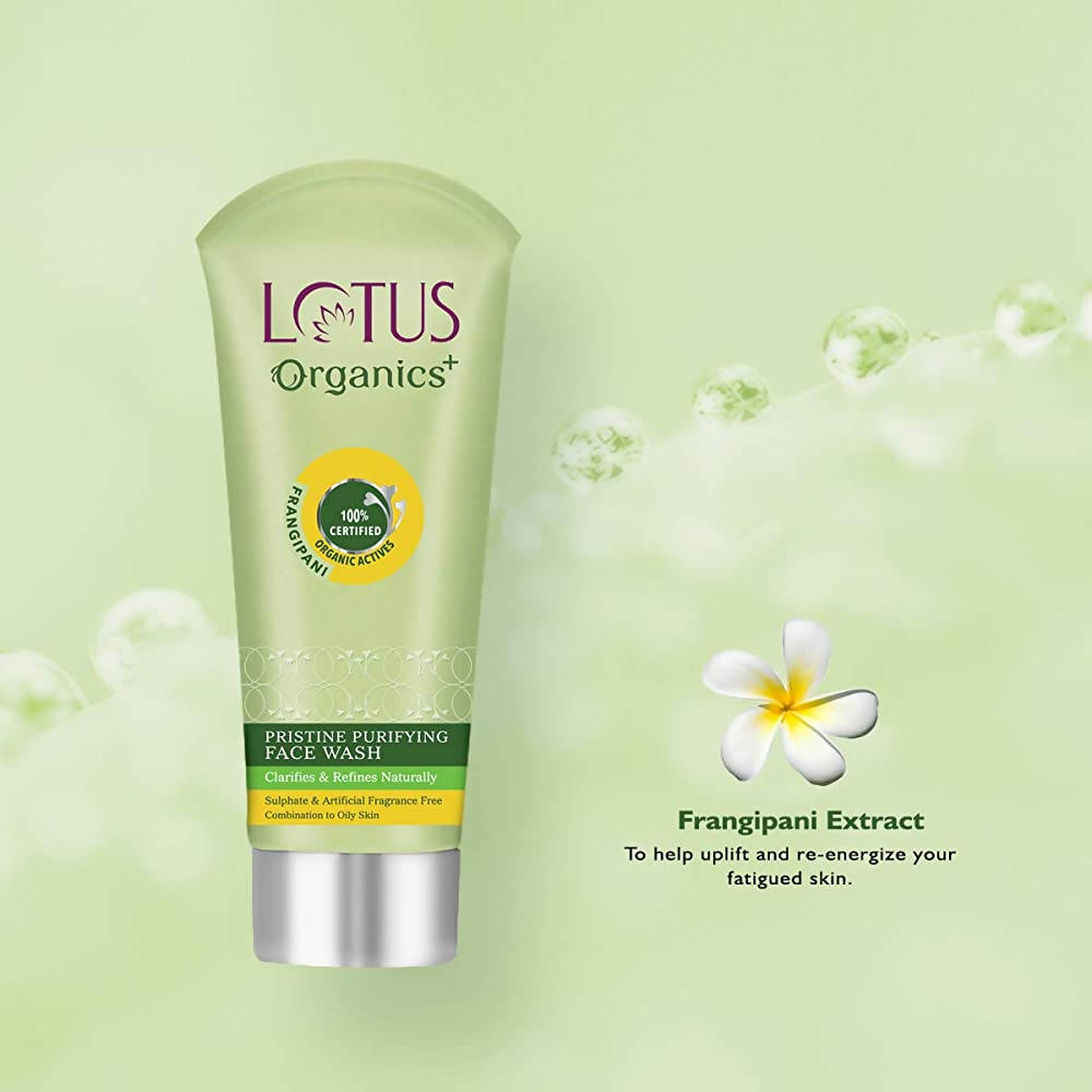 Lotus Organics+ Pristine Purifying Face Wash | Grocsy