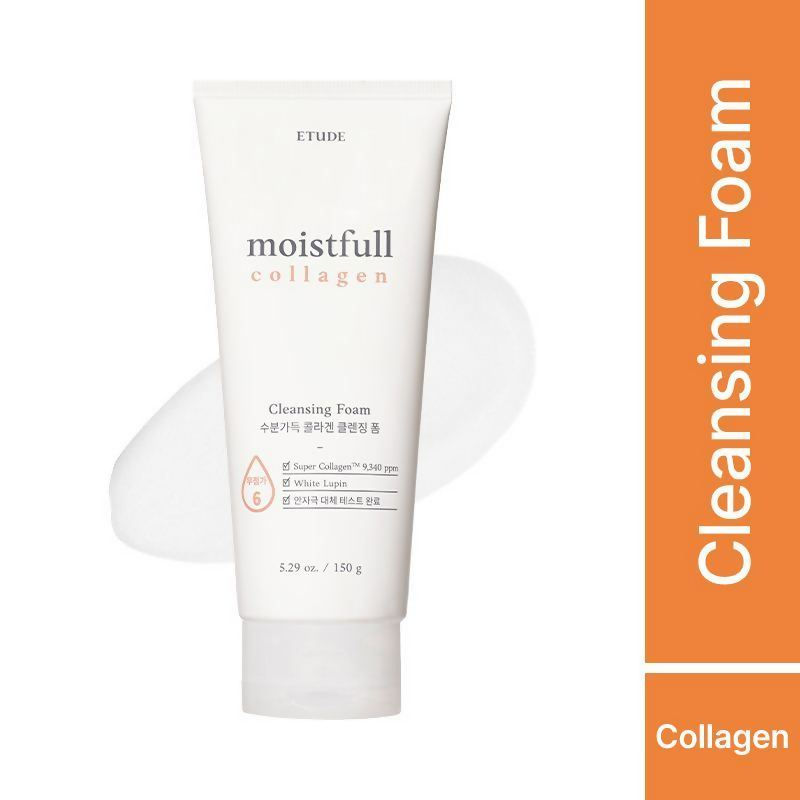 Etude House Moistfull Collagen Cleansing Foam | Grocsy