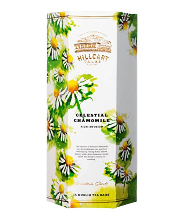 The Hillcart Tales Celestial Chamomile Rich Infusion Tea Bags | Grocsy