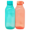 Tupperware Aquasafe Eco Square Fliptop Plastic Bottles | Grocsy