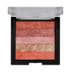 Fashion Colour Shimmer Brick & Blusher 2 in 1 Glow Bronzer Powder-Shade 03 (Medium To Fair) | Grocsy