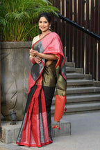 Beatitude Multicolor Tissue Silk Saree | Grocsy
