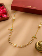 White Beaded, Kundan Necklace - Ruby Raang | Grocsy