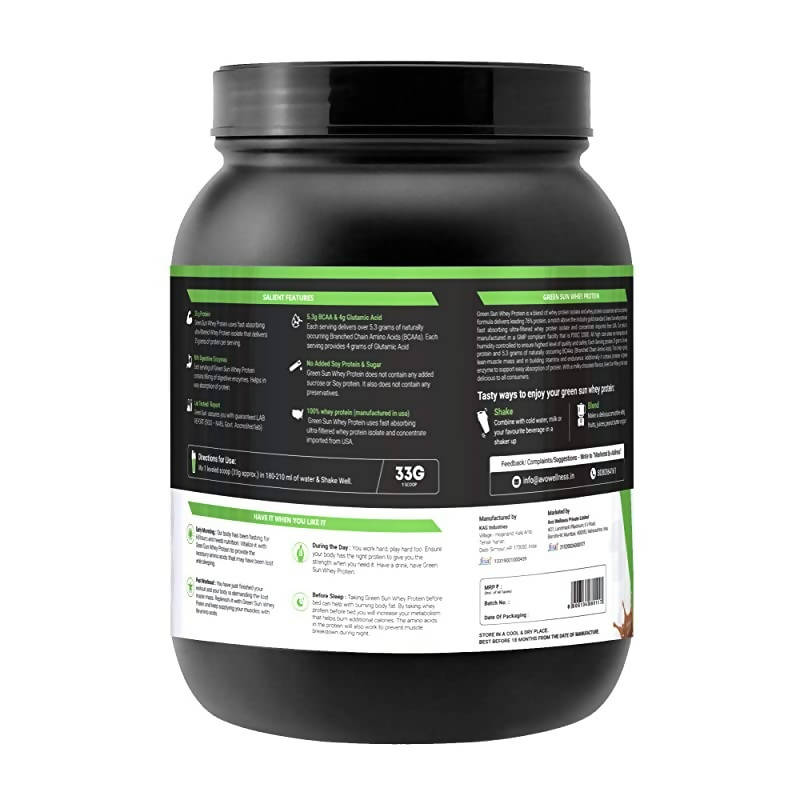 Green Sun Whey Protein | Grocsy