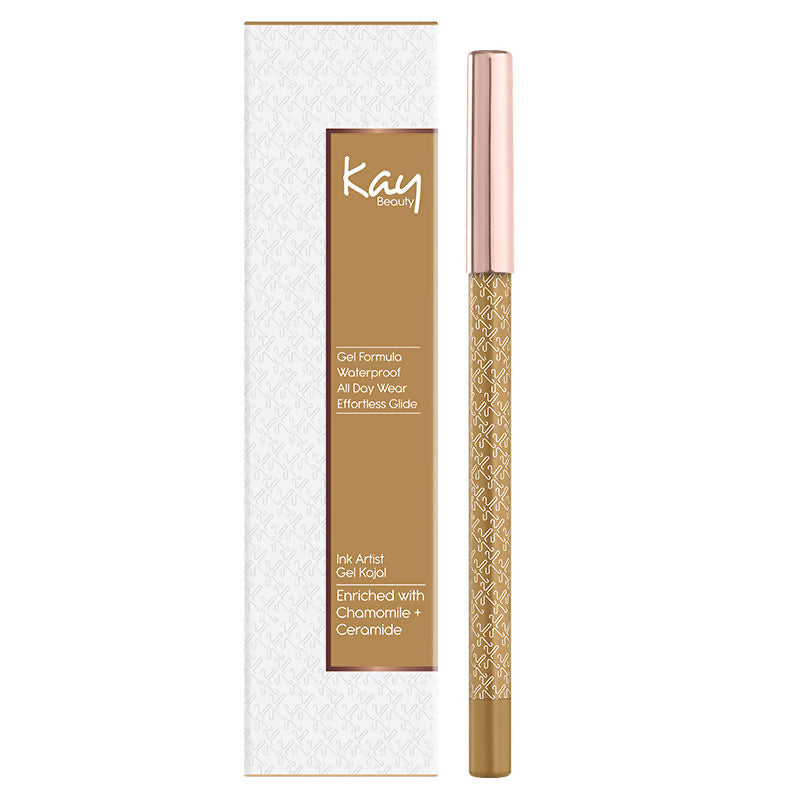 Kay Beauty By Katrina Kaif Gel Eye Pencil - Gold | Grocsy