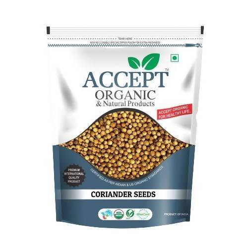 Accept Organic Coriander Seeds | Grocsy