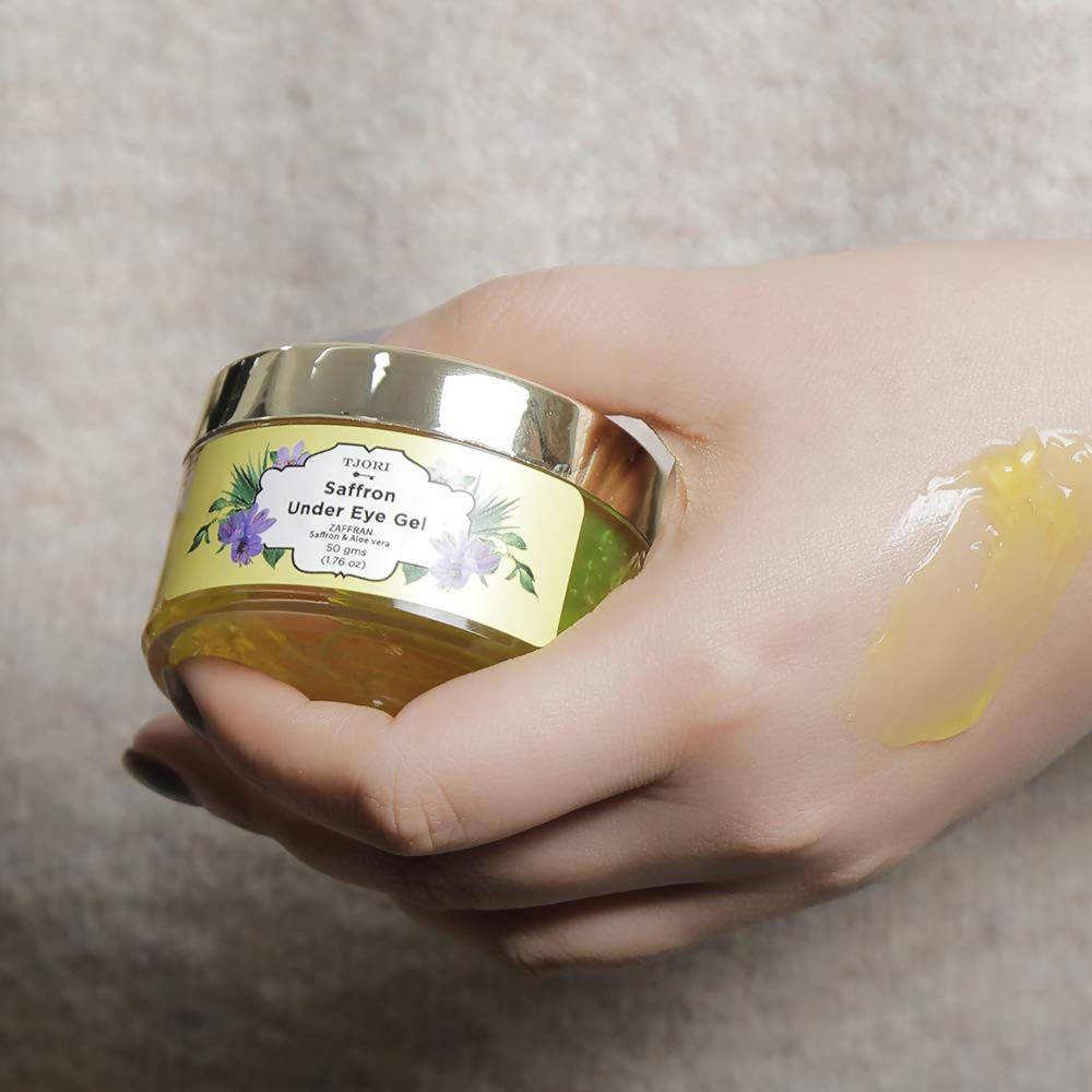 Tjori Saffron Under Eye Gel | Grocsy