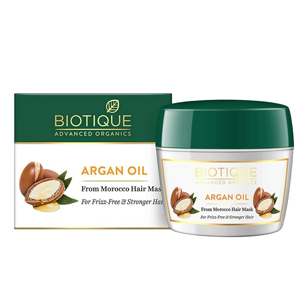 Biotique Argan Oil Hair Mask from Morocco - Limited Time Offer | Grocsy