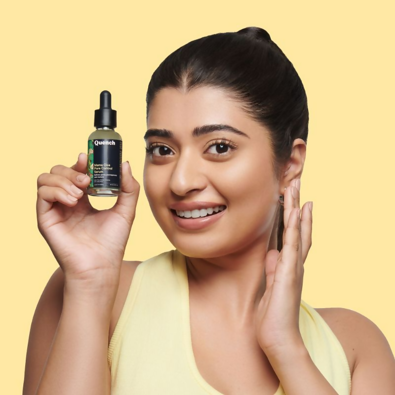 Quench Pore Control Serum with Cica & Korean Ginseng Controls Excess Oil & Acne | Grocsy