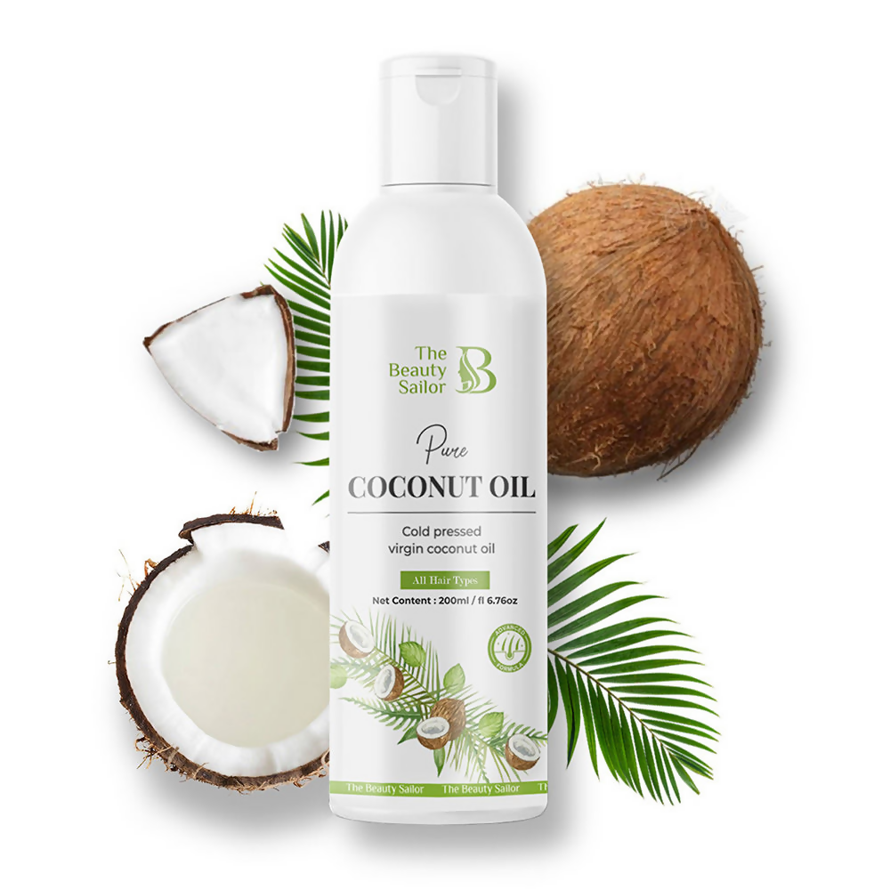 The Beauty Sailor Pure Coconut Hair Oil | Grocsy
