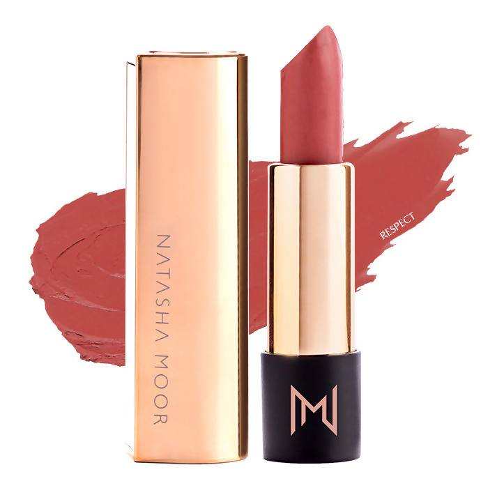 Natasha Moor Silk Suede Lipstick - Respect | Grocsy
