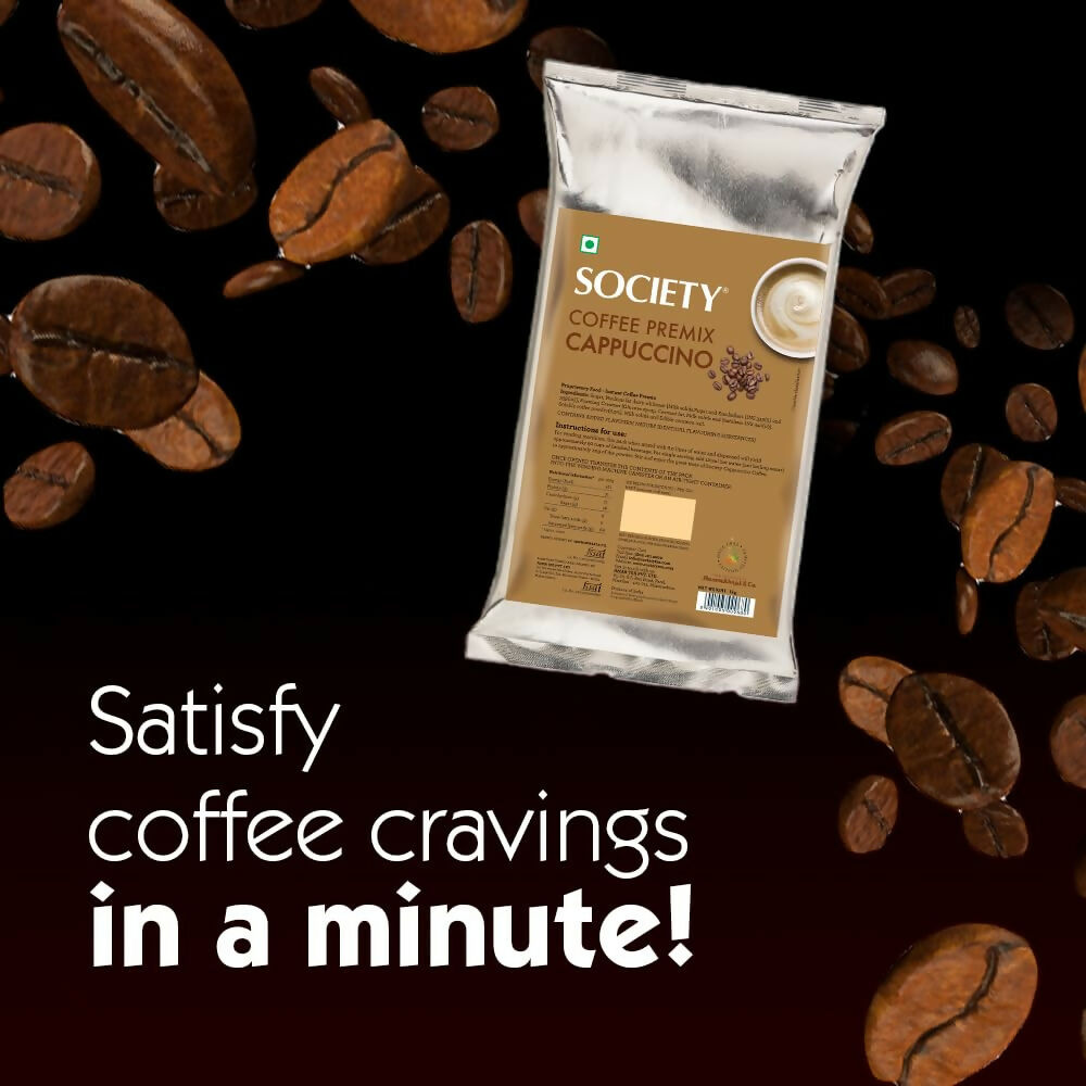 Society Cappuccino Premix Pouch | Grocsy