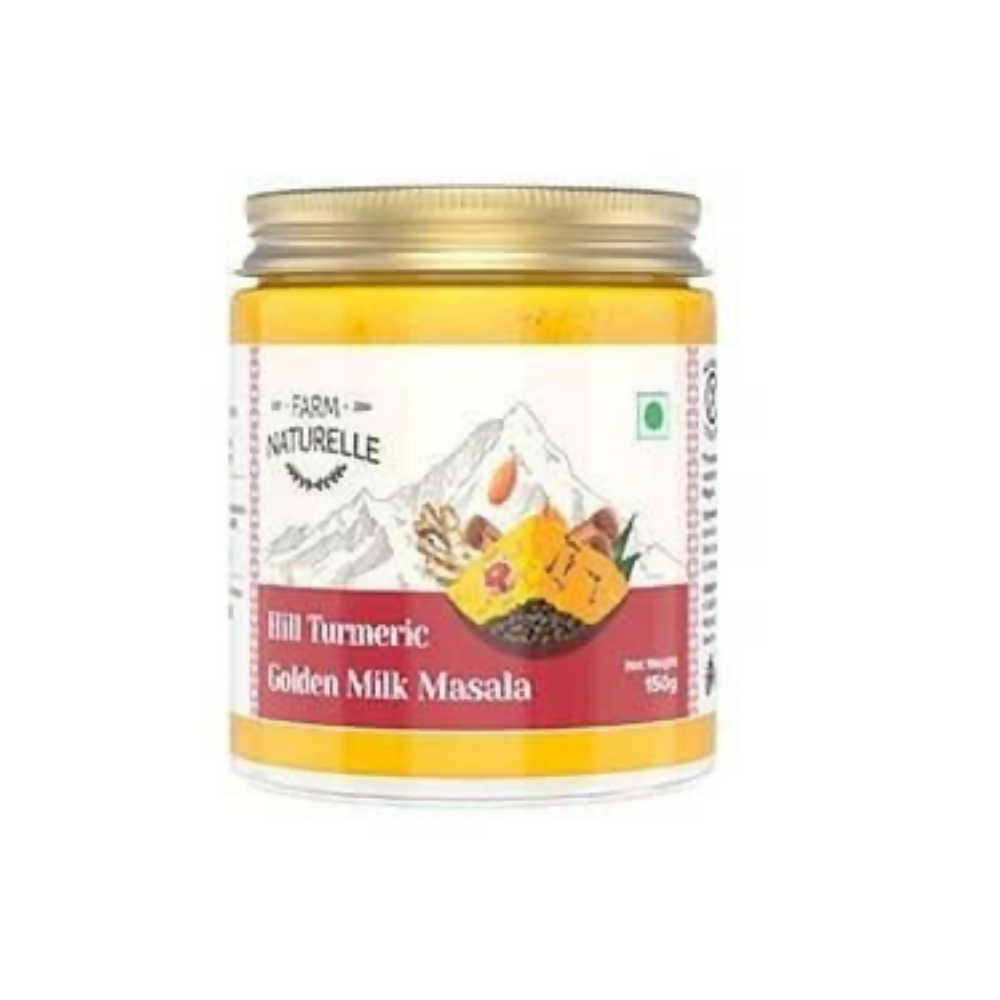 Farm Naturelle Golden Milk Masala - Turmeric Latte Blend with Spices | Grocsy