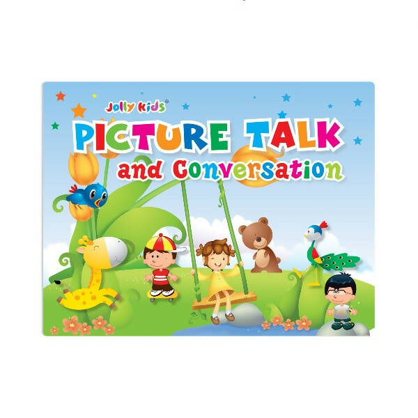 Jolly Kids Picture talk and Conversation Book for Kids| Age 2-6 Year | Grocsy