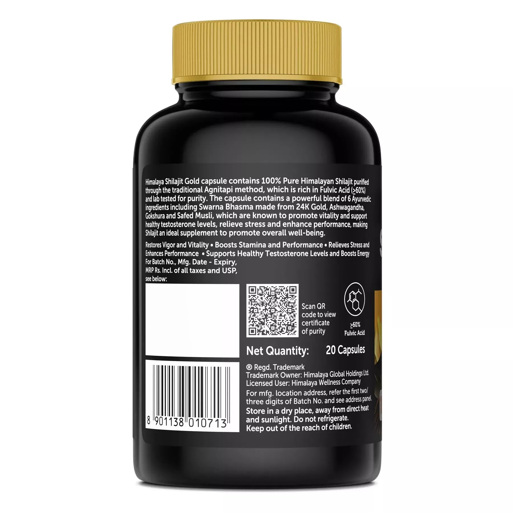 Himalaya Herbals SJ Gold Capsules | Grocsy