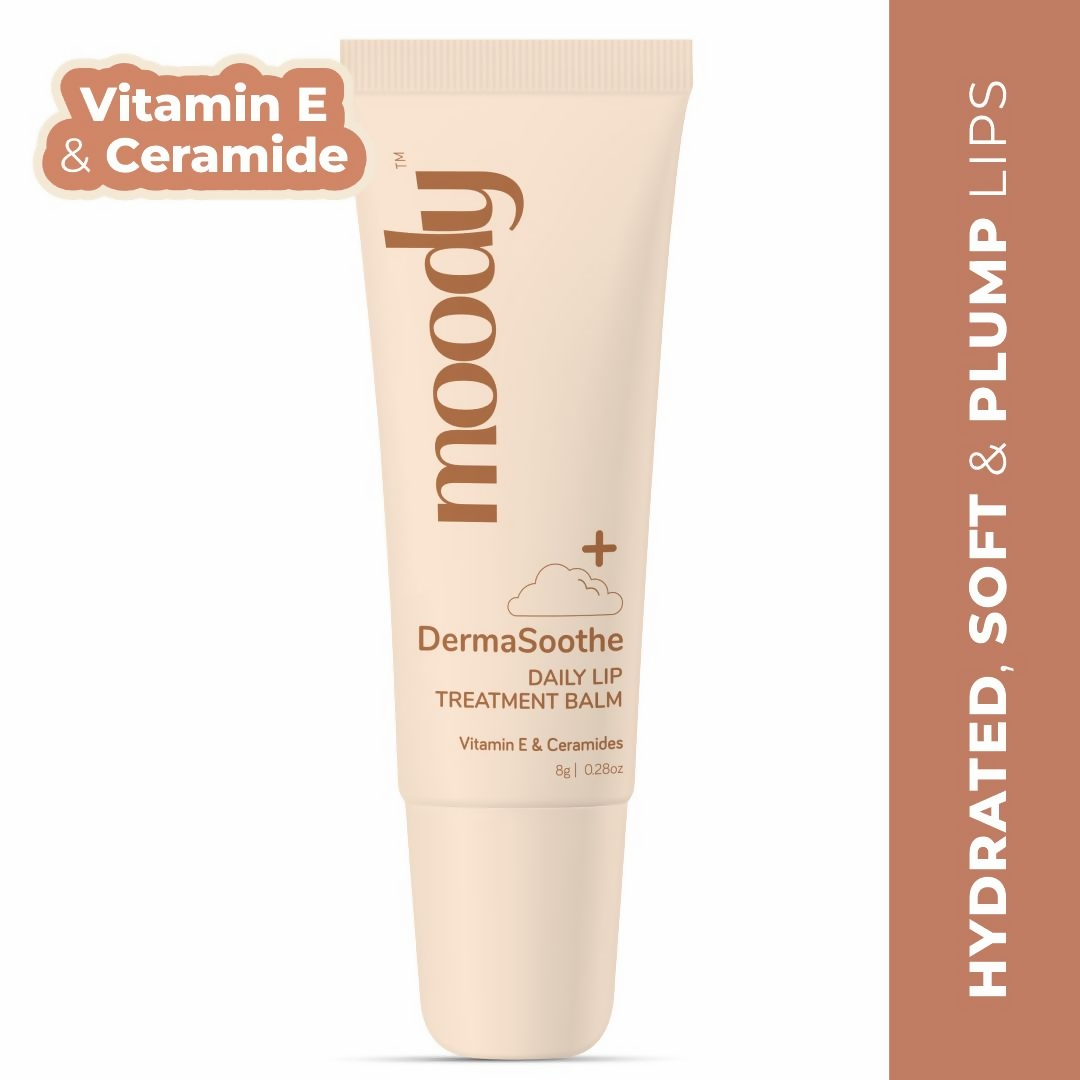 Moody Dermasoothe Daily Lip Treatment Balm With Vitamin E & Ceramides | Grocsy