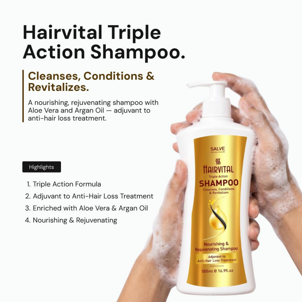 Hairvital Triple Action Shampoo | Grocsy