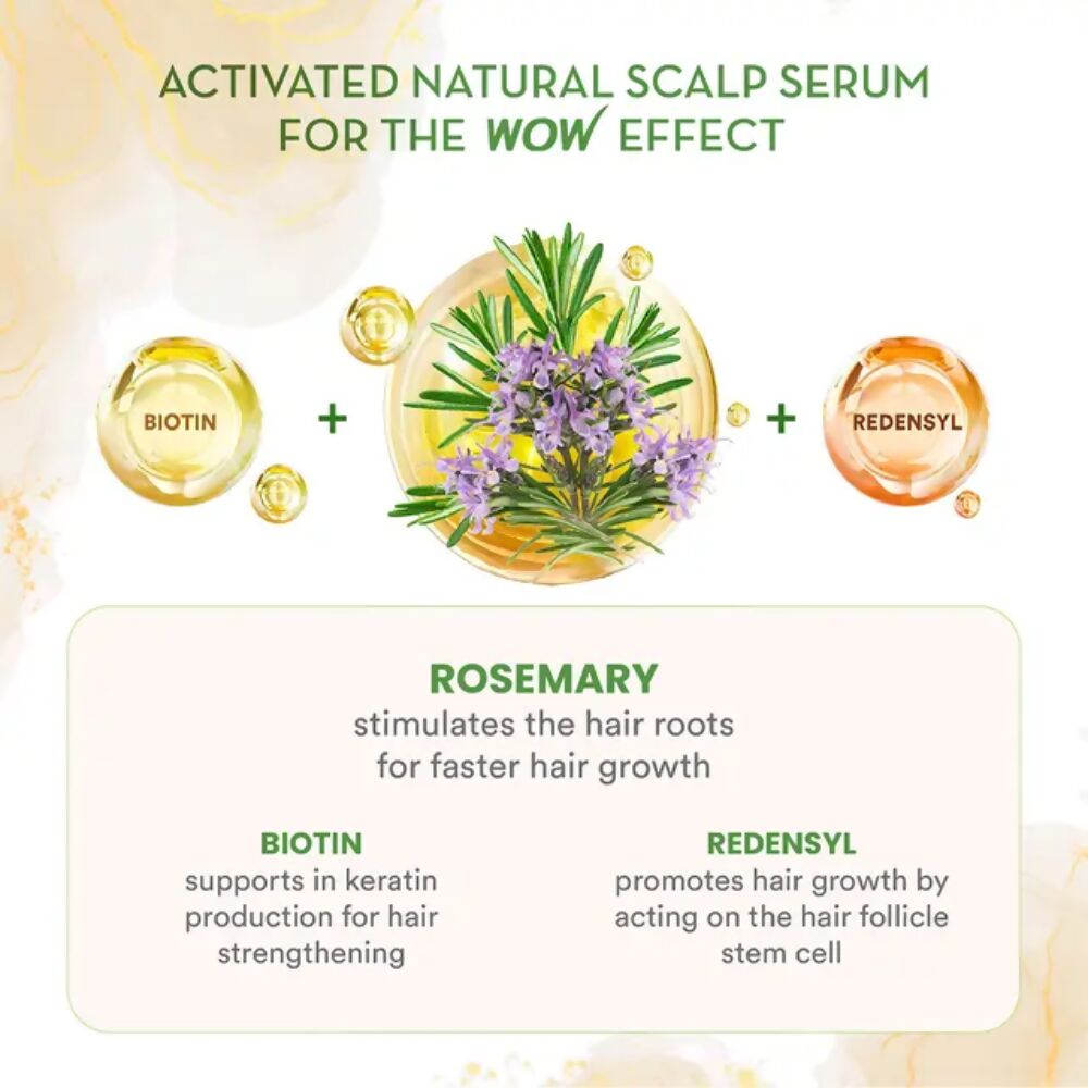 Wow Life Science Rosemary With Biotin Hair Serum | Grocsy