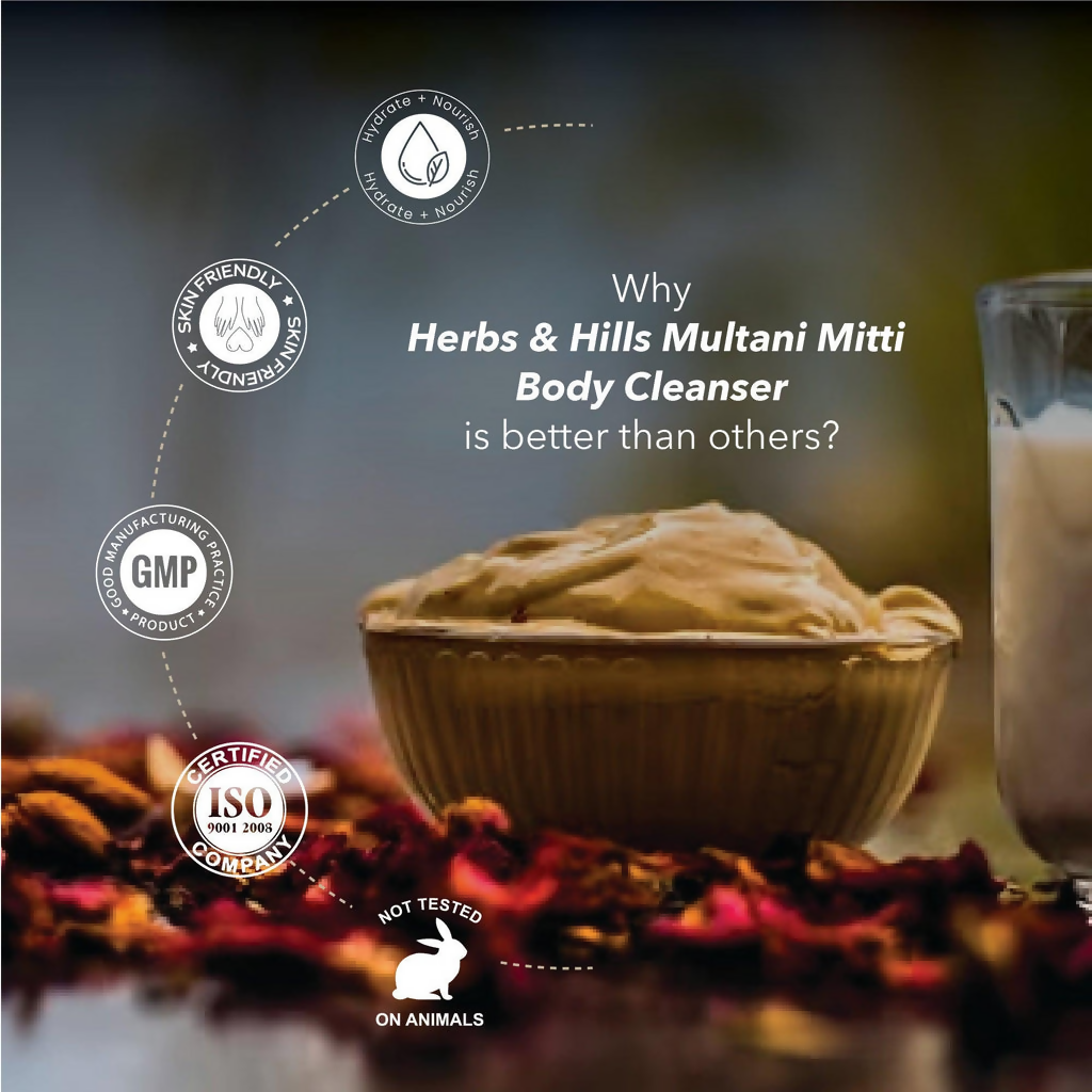 Herbs & Hills Multani Mitti Body Cleanser | Grocsy