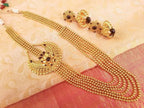 Bridal Black Kemp Layer Necklace Set | Grocsy