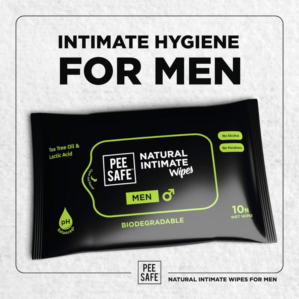 Pee Safe Intimate Wash & Intimate Wipes for Men | Grocsy