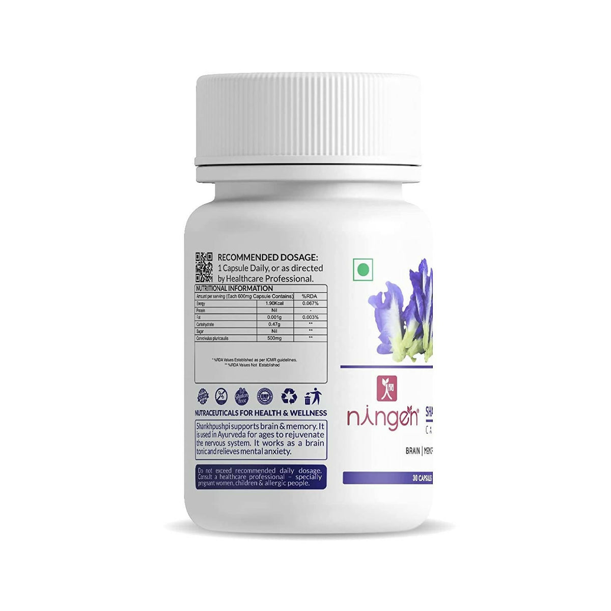 Ningen Shankhpushpi Oil Capsules | Grocsy