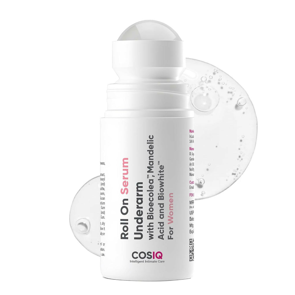 Cos-IQ Brightening Underarm Roll On Serum For Women, With Bioecolea, Mandelic Acid and Bio White | Grocsy