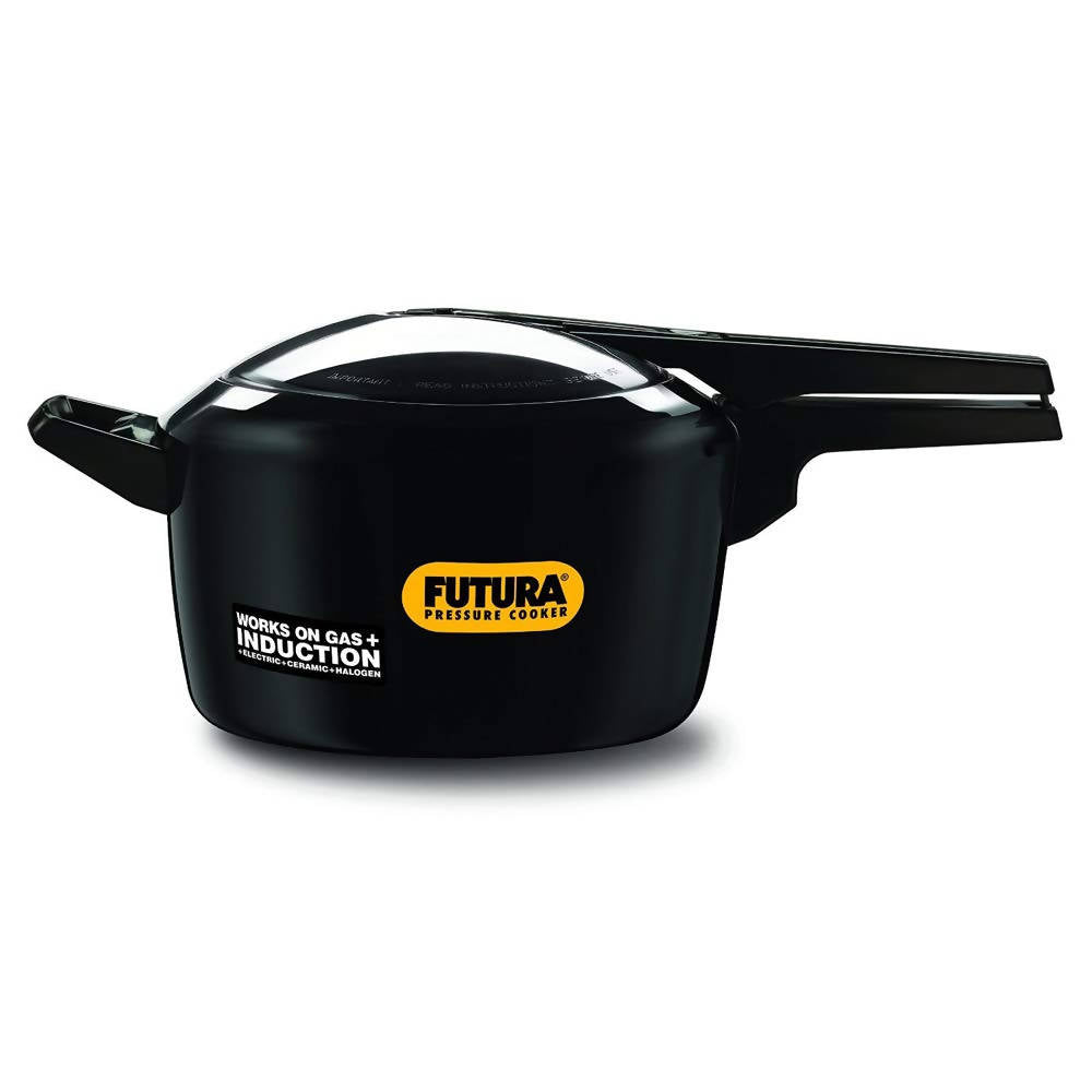 Hawkins Futura Hard Anodised Aluminium Induction Pressure Cooker (Inner Lid) | Grocsy