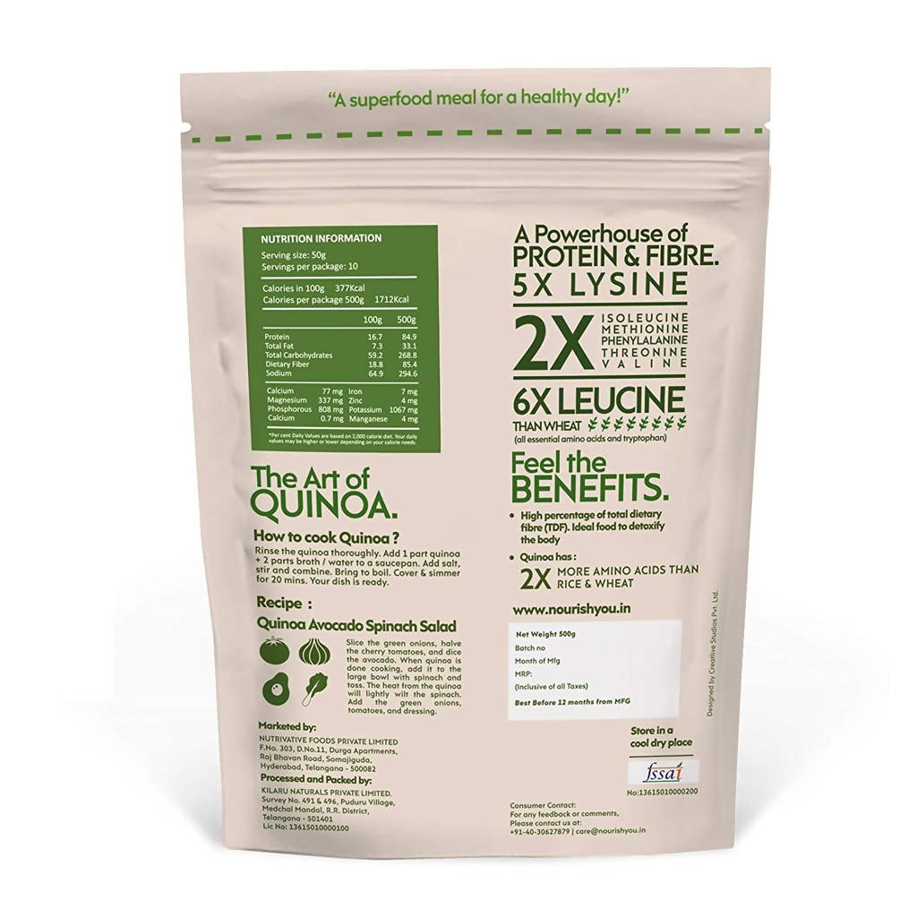 Nourish You Organic White Quinoa | Grocsy