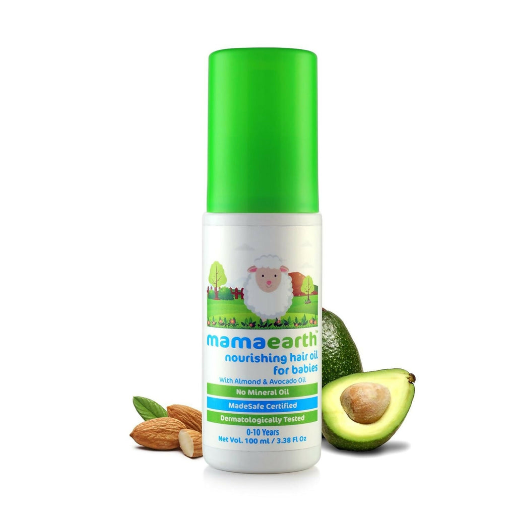 Mamaearth Nourishing Hair Oil & Mineral Based Sunscreen | Grocsy