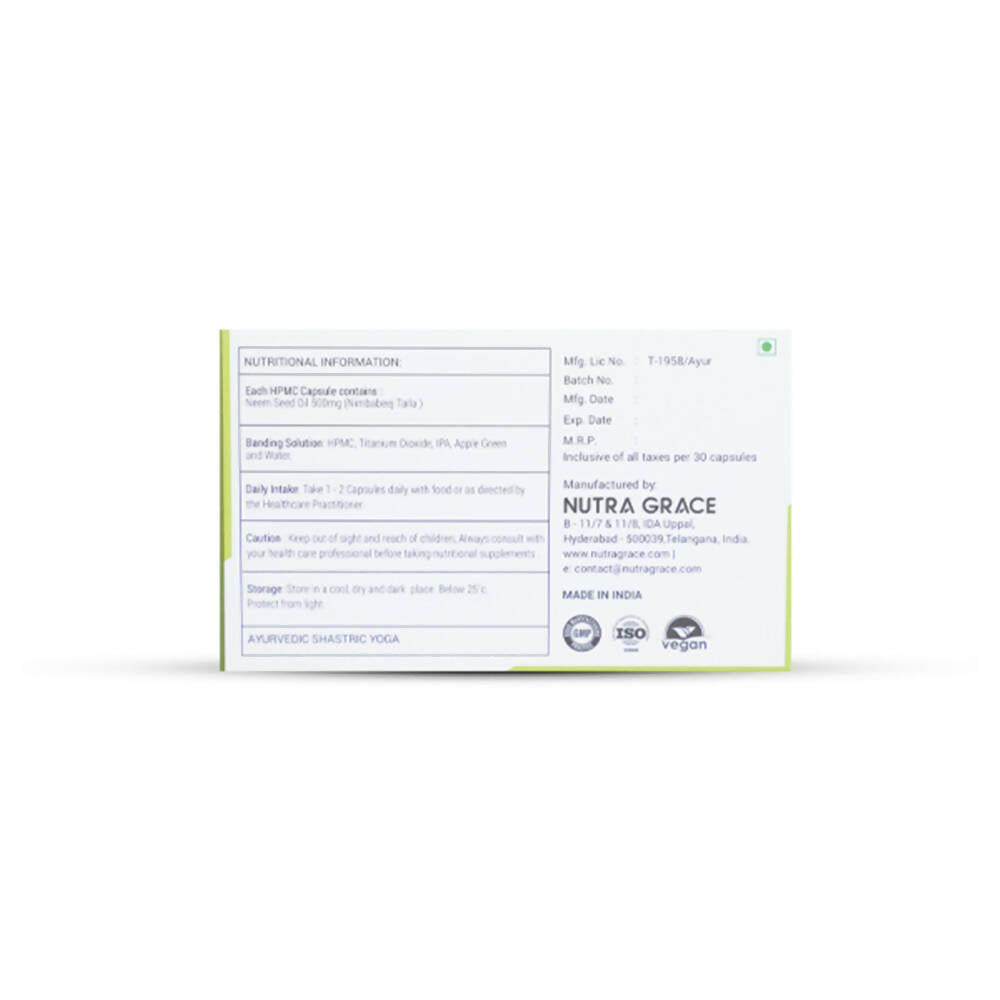 Nutra Grace Neem Capsules | Grocsy