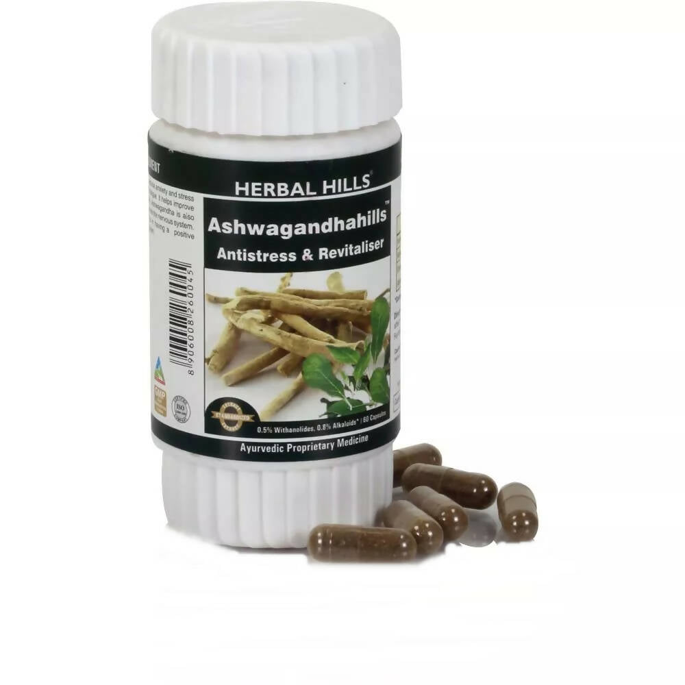 Herbal Hills Ashwagandhahills Capsules | Grocsy