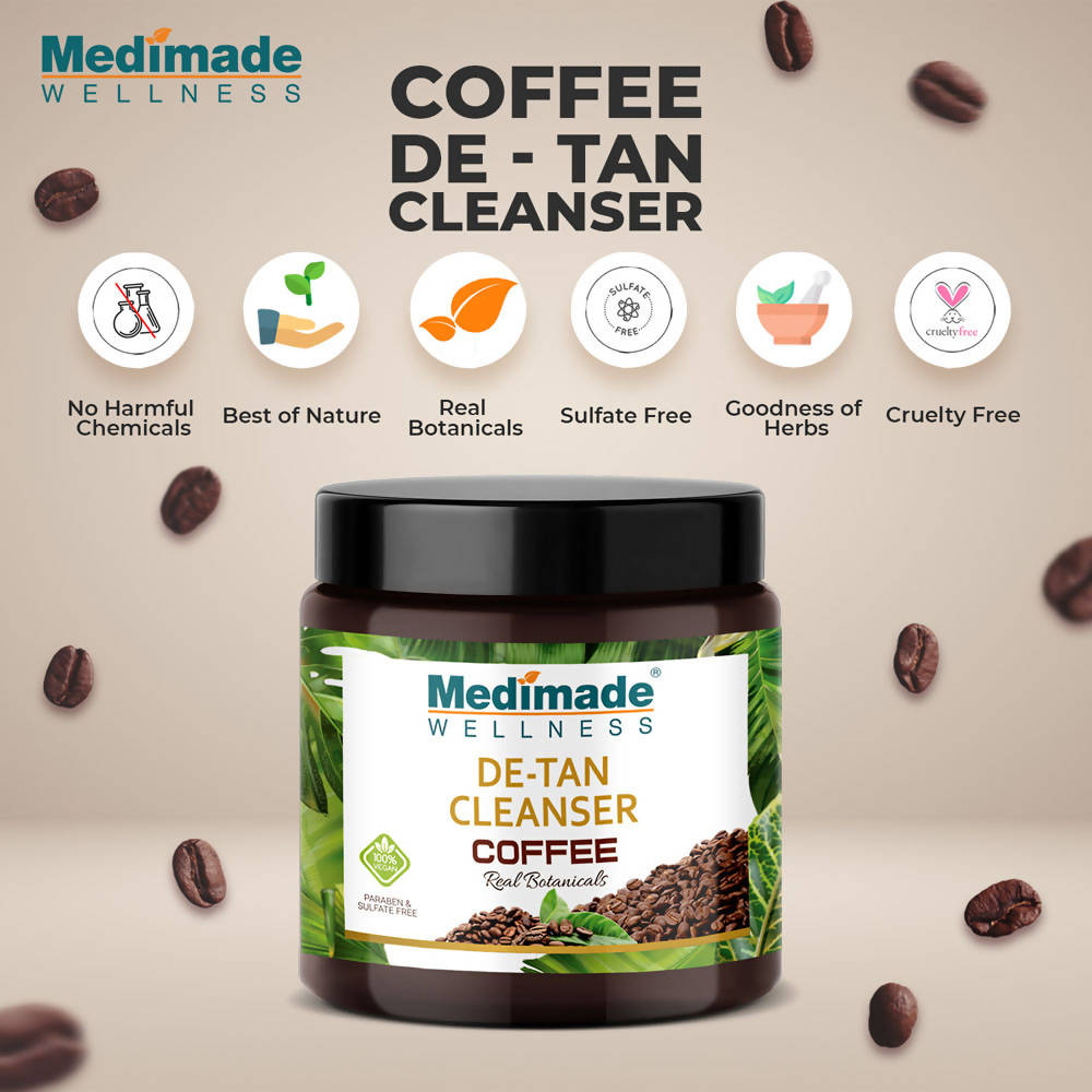 Medimade Wellness Coffee De-Tan Cleanser | Grocsy