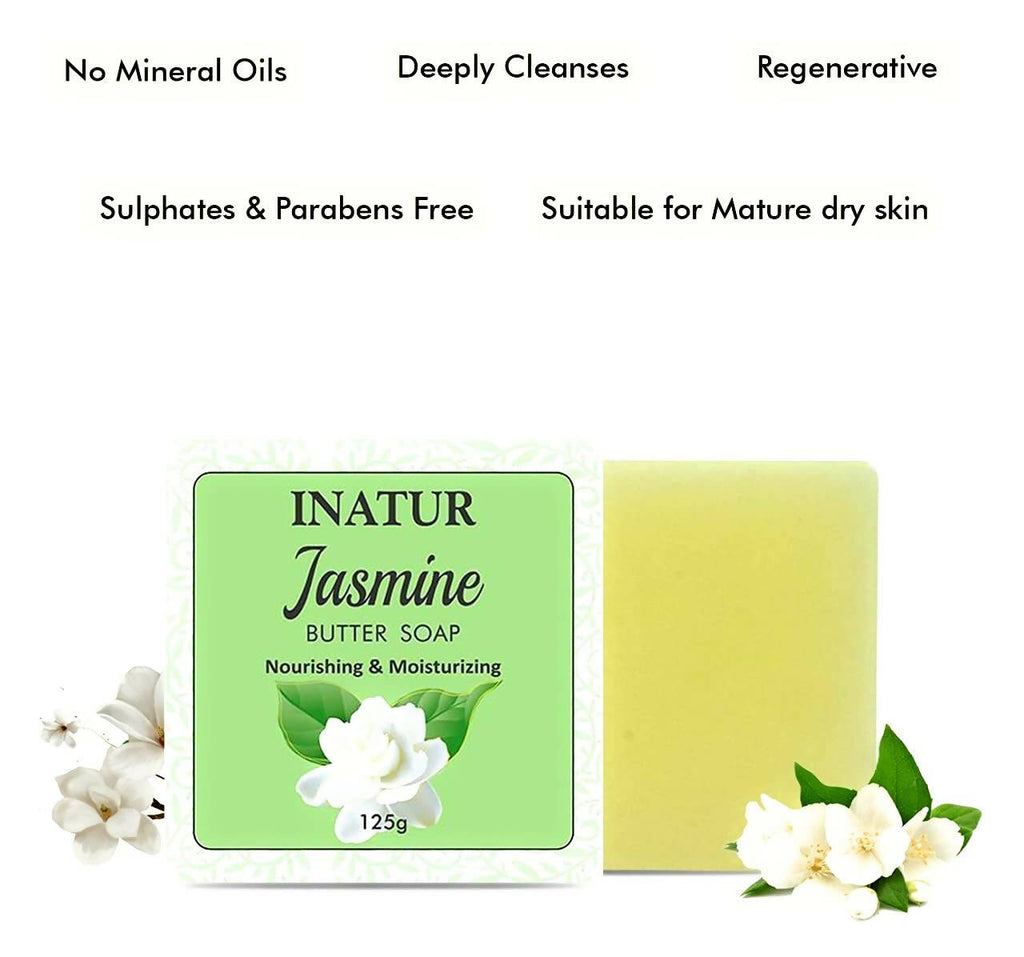 Inatur Jasmin Butter Soap | Grocsy