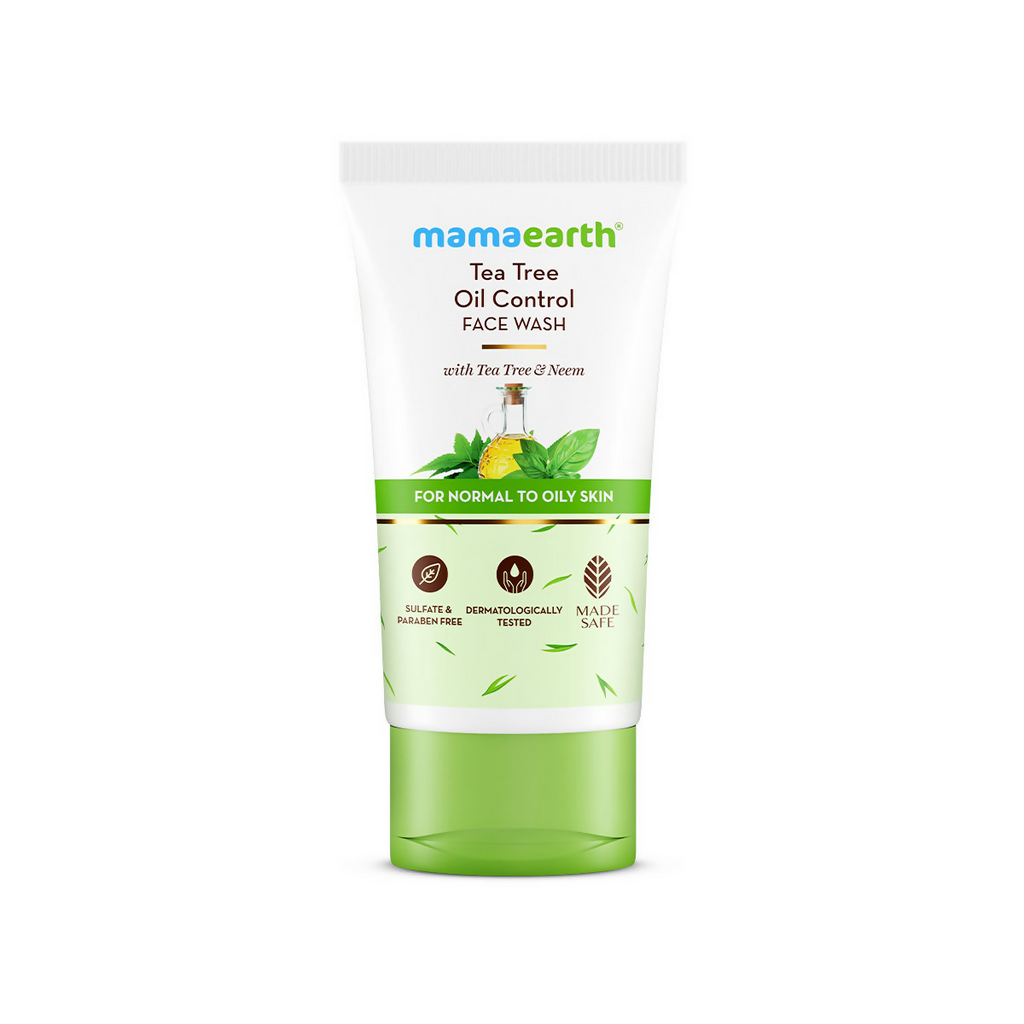 Mamaearth Tea Tree Oil Control Face Wash | Grocsy