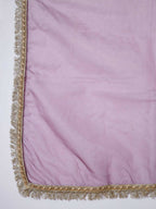 Myshka Women Mauve Solid Kurta & Palazzos With Dupatta | Grocsy