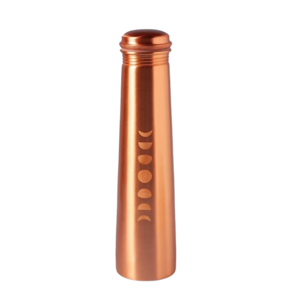 Isha Life Sleek Mystic Moon Copper Bottle | Grocsy