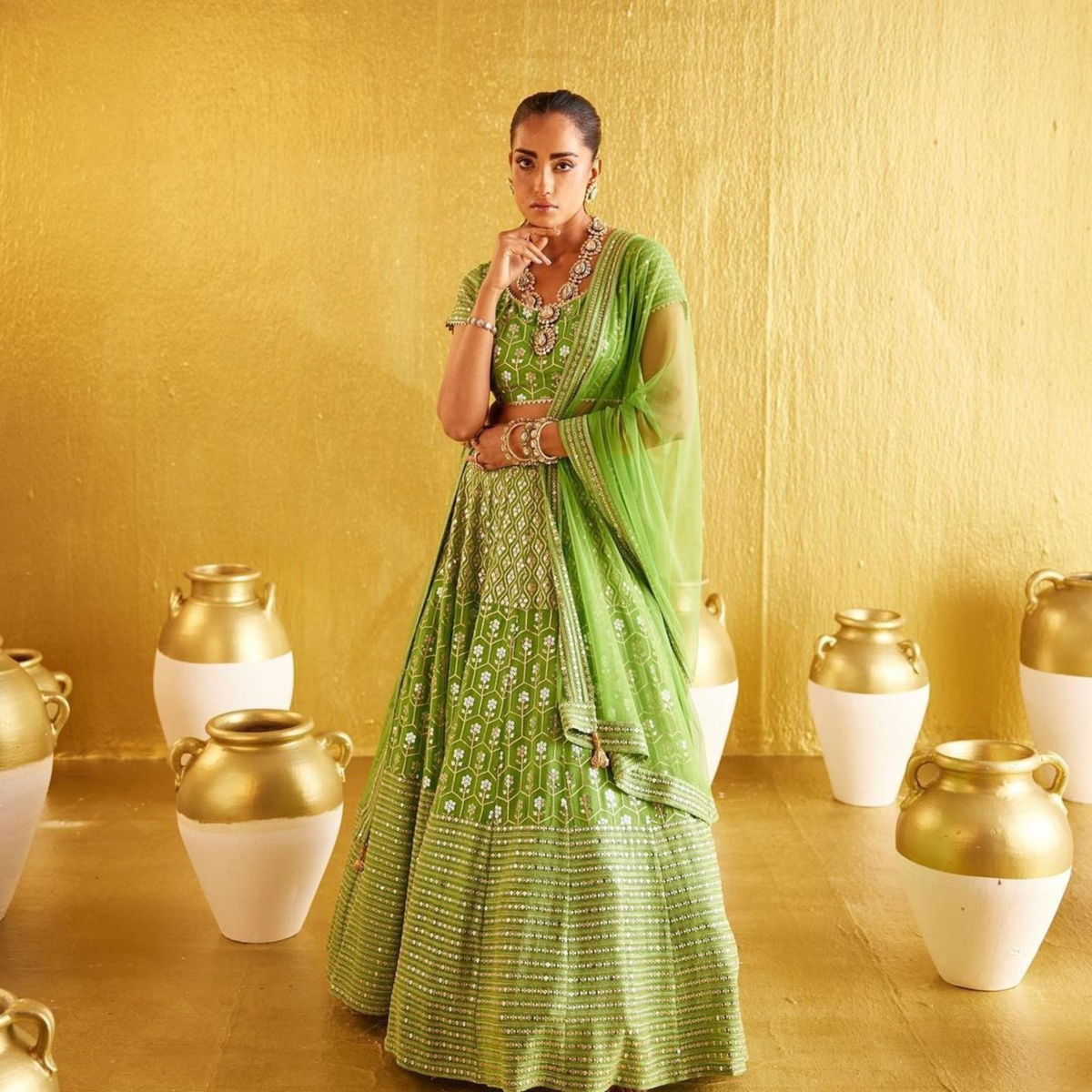 Lehenga Mart Glamorous Designer Lehenga Choli for Bridal and Bridesmaids Wedding Wear Choli | Grocsy