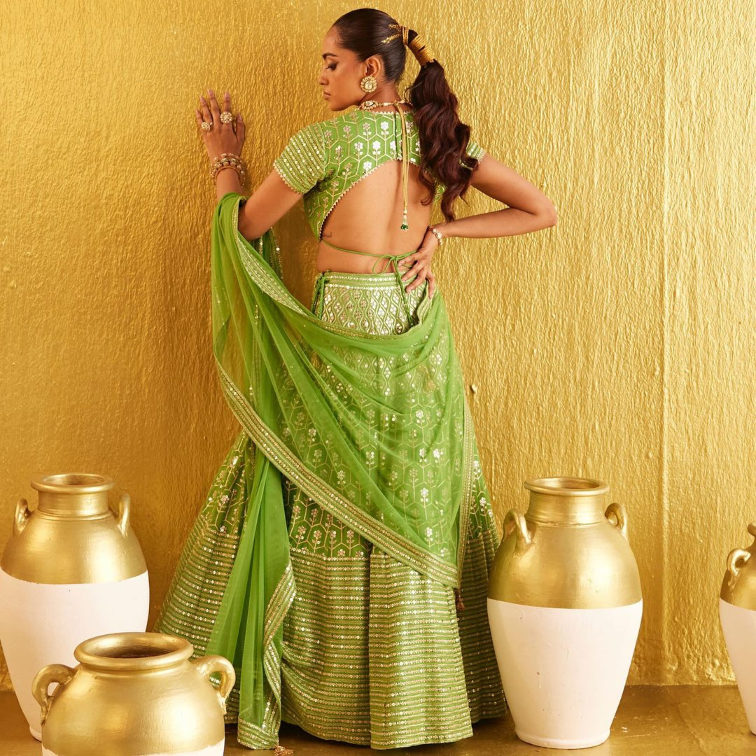 Lehenga Mart Glamorous Designer Lehenga Choli for Bridal and Bridesmaids Wedding Wear Choli | Grocsy