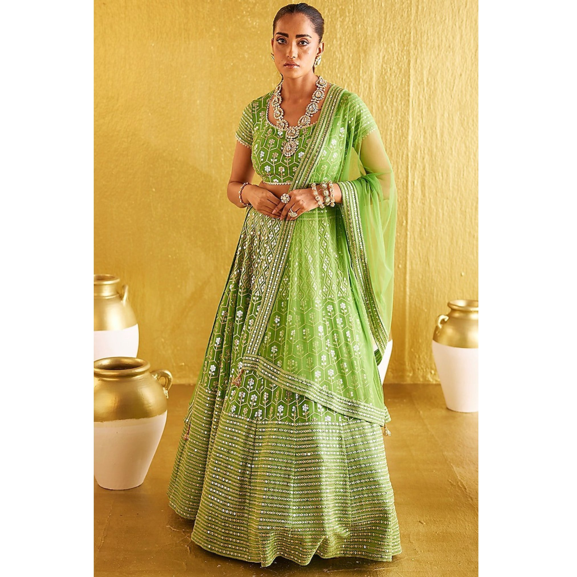 Lehenga Mart Glamorous Designer Lehenga Choli for Bridal and Bridesmaids Wedding Wear Choli | Grocsy