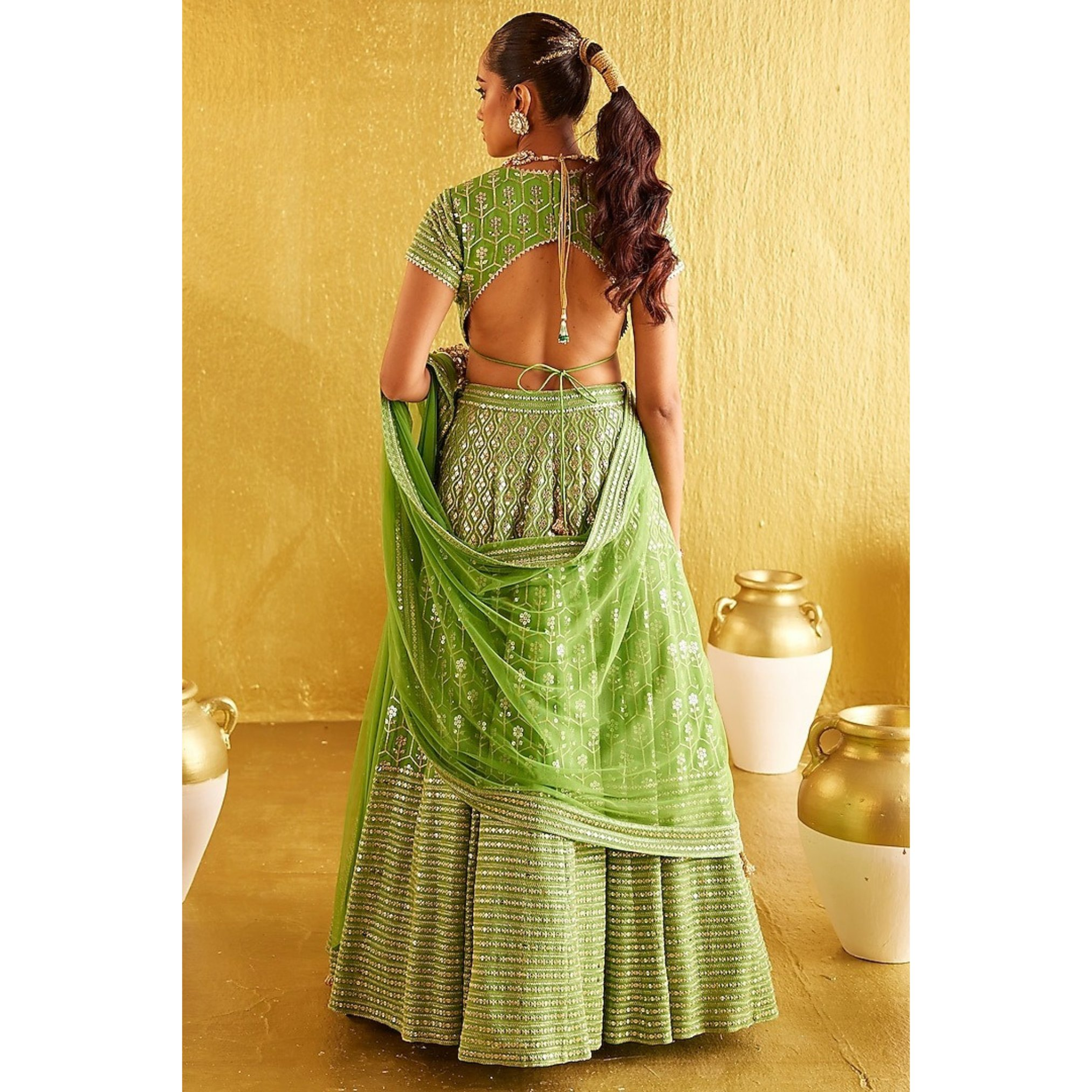 Lehenga Mart Glamorous Designer Lehenga Choli for Bridal and Bridesmaids Wedding Wear Choli | Grocsy