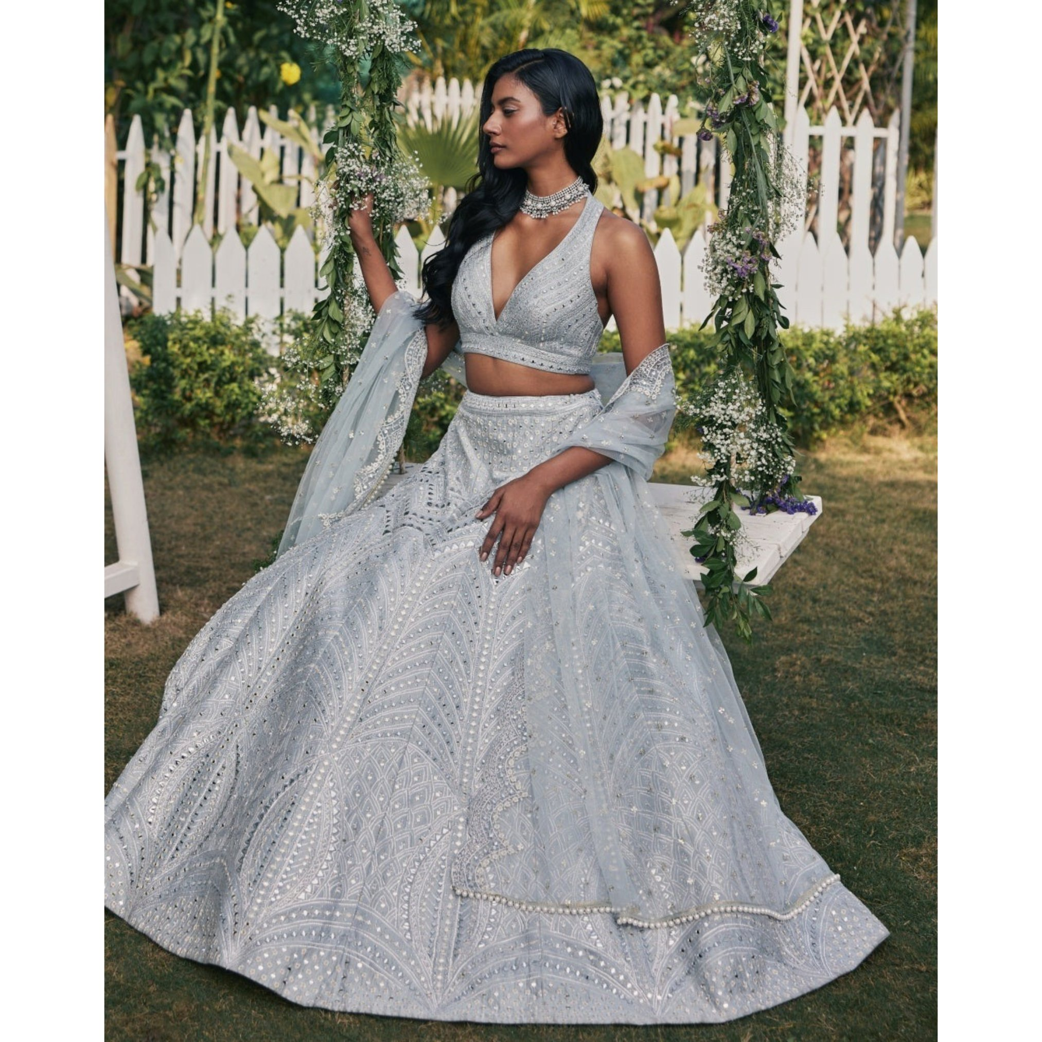 Lehenga Mart Glamorous Designer Lehenga Choli for Bridal and Bridesmaids Wedding Wear Choli | Grocsy