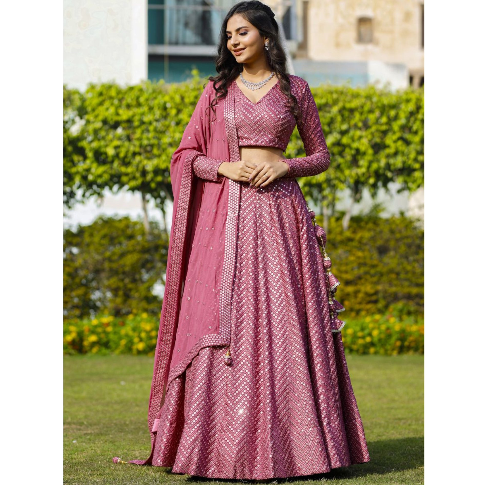 Lehenga Mart Glamorous Designer Lehenga Choli for Bridal and Bridesmaids Wedding Wear Choli | Grocsy