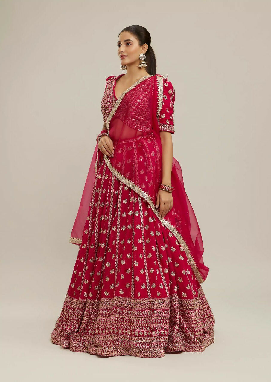 Lehenga Mart Designer Indian Wedding Lehenga Choli-Pink | Grocsy