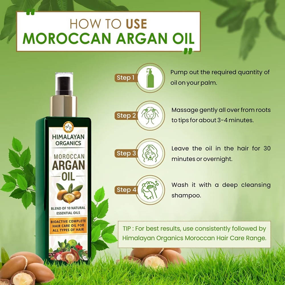 Himalayan Organics Moroccan Argan Oil | Grocsy