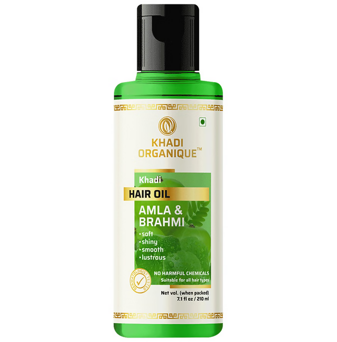 Khadi Organique Hair Oil Amla Brahmi | Grocsy