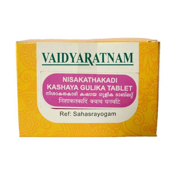 Vaidyaratnam Nisakathakadi kashaya Gulika | Grocsy