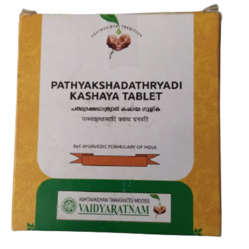 Vaidyaratnam Pathyakshadathryadi Kasaya Tablet | Grocsy
